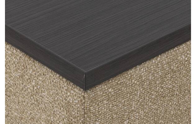 Goossens hocker lago bruin stof - 8252196-{merk}-lago-hocker-stof-05